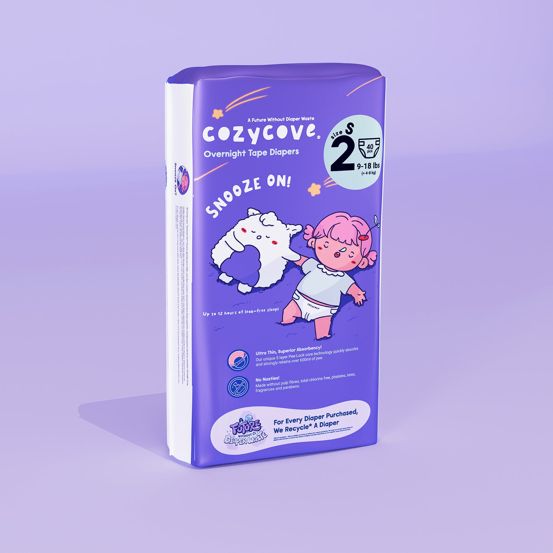 Snooze On Overnight Tape Diapers